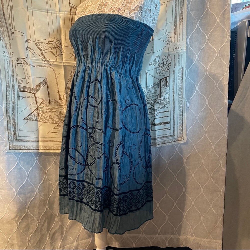 Lapis -Anthropolie one size stretch dress